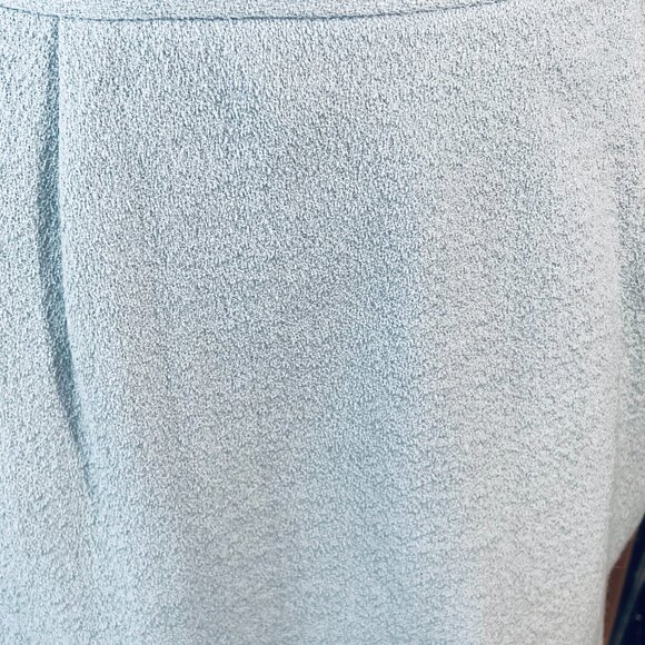 Vintage 1960s two pieces set, light blue woven jacket & straight skirt, AlJean - Picture 9 of 11